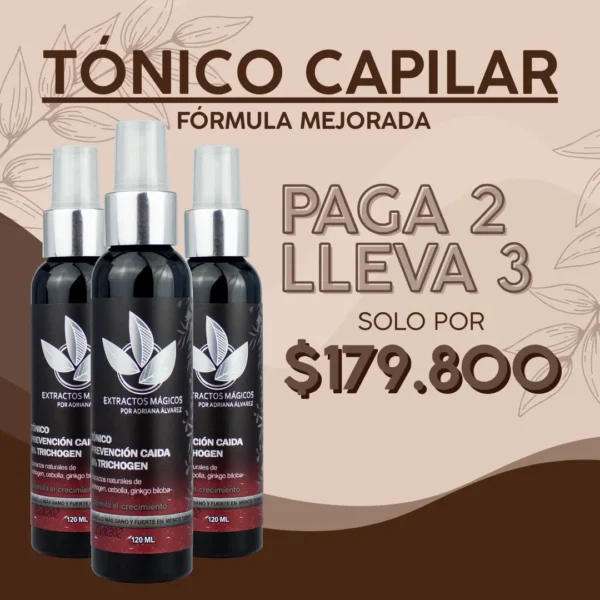 Tónico Capilar Extractos Mágicos X 3