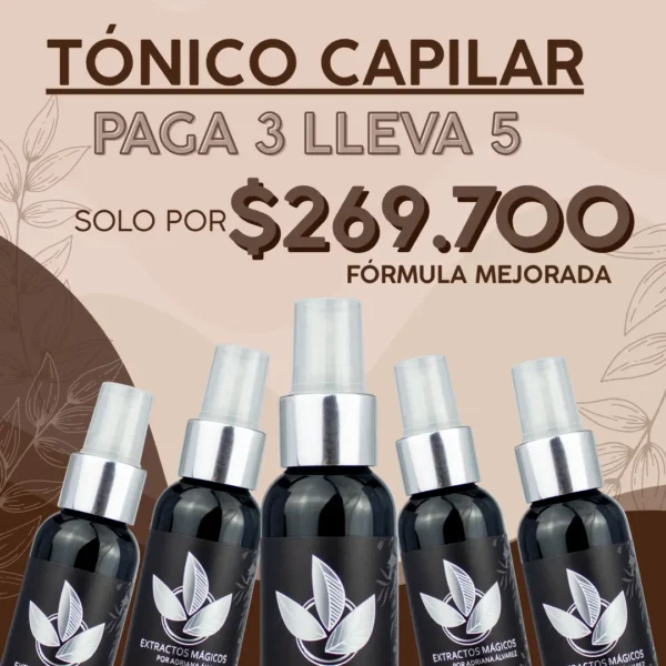 Tónico Capilar Extractos Mágicos X 5